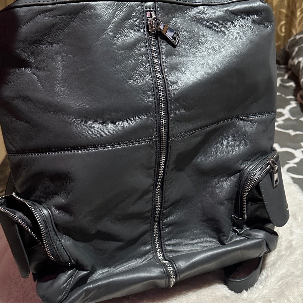 Elegant charcoal  Grey Backpack